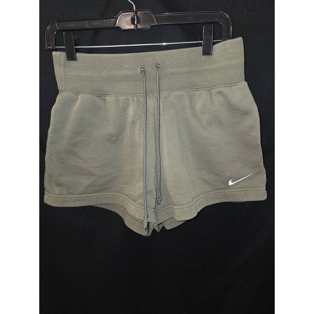 Nike Sportswear Loose Fit High Rise Shorts‎ Womens Sz Medium  Green RETAIL $55